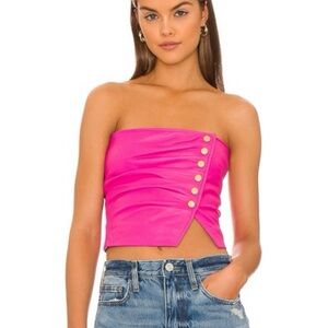 Hot Pink Joelle Retrofete Top - Small